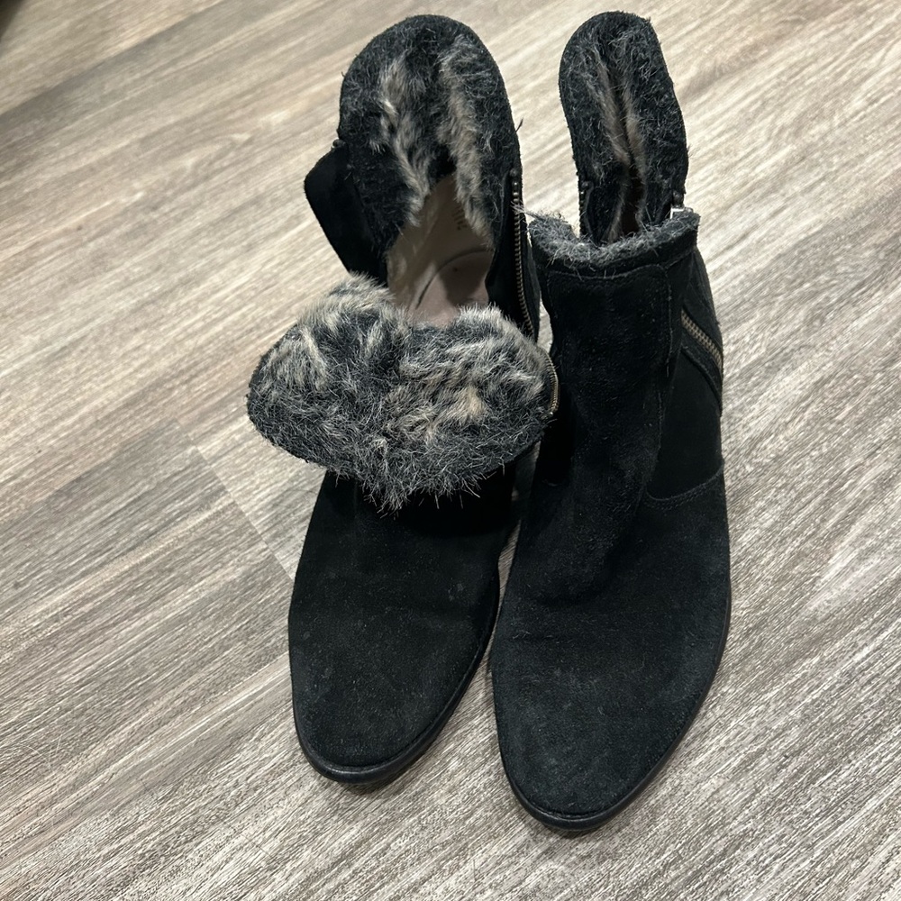 Seychelles Lucky Penny Booties with Faux Fur Lining